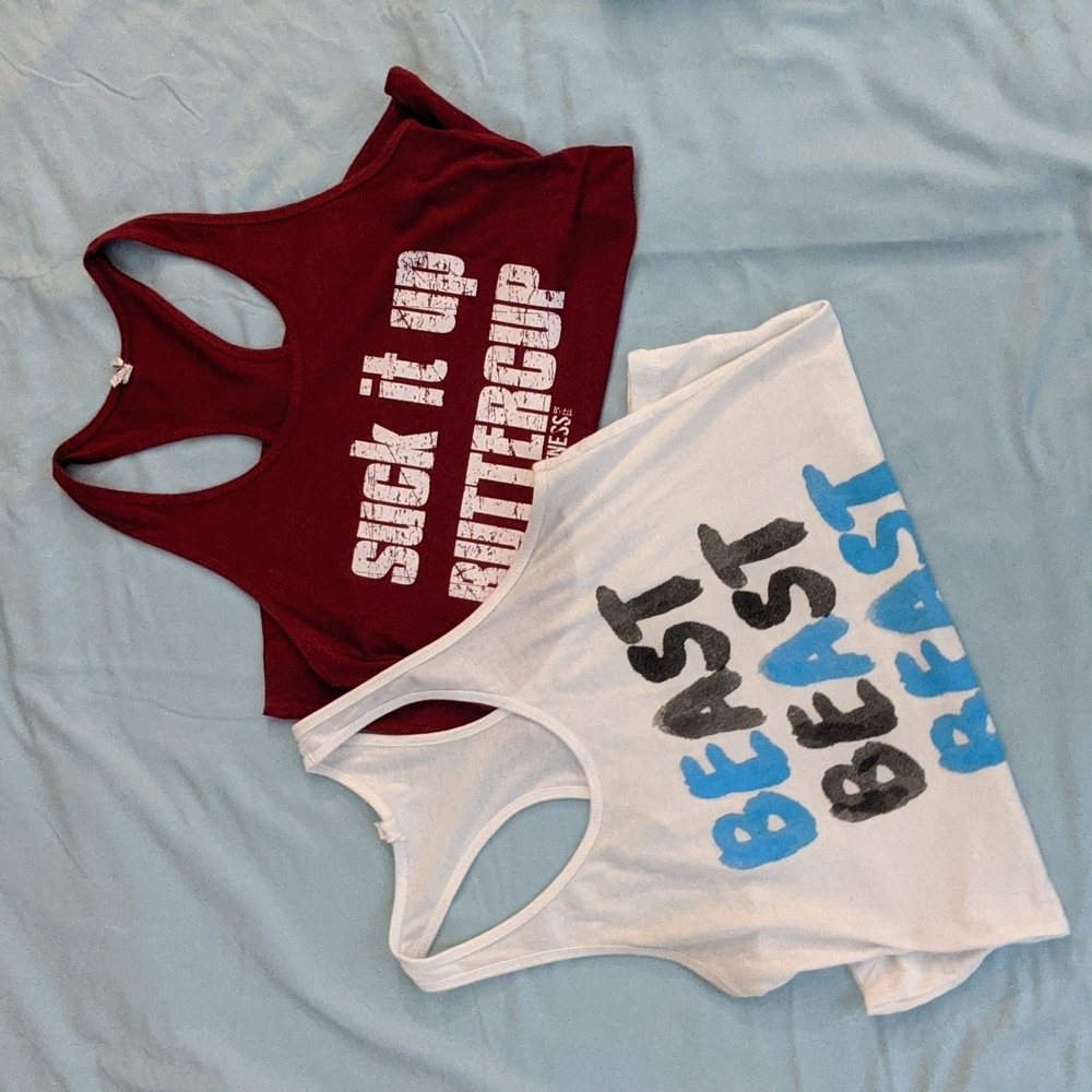 Bundle 2 Fitness Tee Co Racerback Tanks